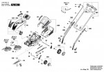 Bosch 3 600 HA6 101 Arm 34 Lawnmower 230 V / Eu Spare Parts